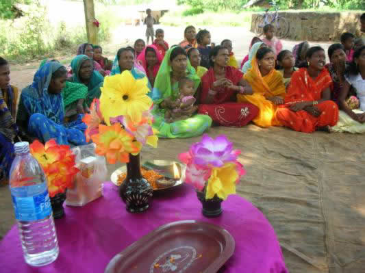 A women’s self-help group A women’s self-help group