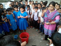 Hand washing day observed at school Hand washing day observed at school